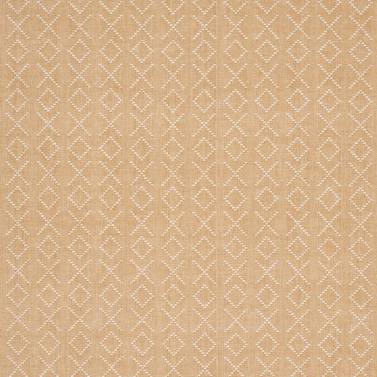 Schumacher 87191 Ross Weave Ochre fabric swatch
