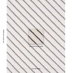 Schumacher 181910 Rousseau Stripe Black & Cream fabric swatch