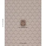 Schumacher 86632 Rowallan Trellis Bronze fabric swatch