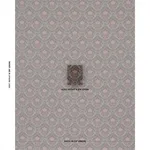 Schumacher 86630 Rowallan Trellis Chocolate fabric swatch