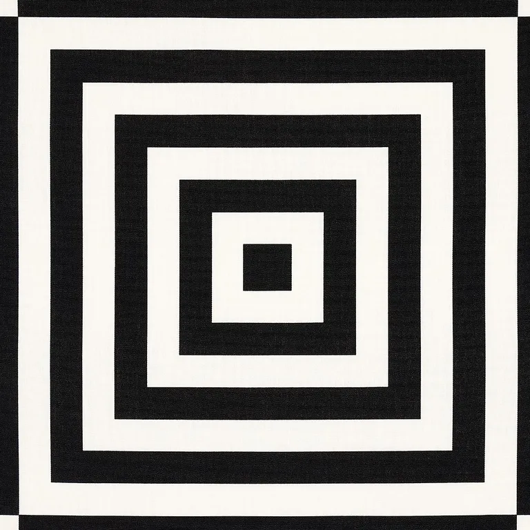 Schumacher 180921 Roxbury Indoor/Outdoor Black fabric swatch