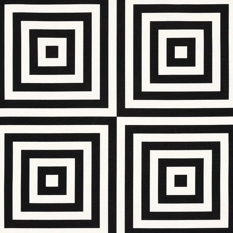 Schumacher 180921 Roxbury Indoor/Outdoor Black fabric swatch