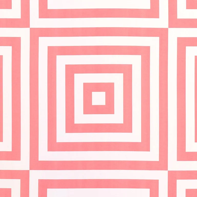 Schumacher 180923 Roxbury Indoor/Outdoor Coral fabric swatch