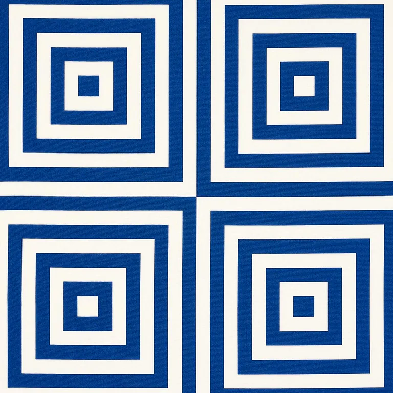 Schumacher 180920 Roxbury Indoor/Outdoor Navy fabric swatch
