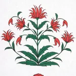 Schumacher 180671 Royal Poppy Stripe Red fabric swatch