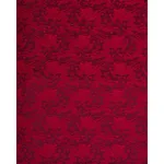 Schumacher 78101 Ruan Dragon Damask Garnet fabric swatch