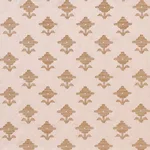 Schumacher 74161 Rubia Embroidery Blush fabric swatch