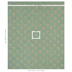 Schumacher 74164 Rubia Embroidery Mineral fabric swatch