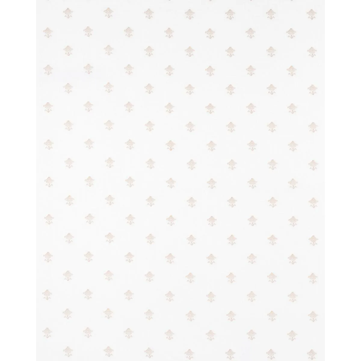 Schumacher 82550 Rubia Sheer Ivory fabric swatch