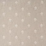 Schumacher 82552 Rubia Sheer Natural fabric swatch