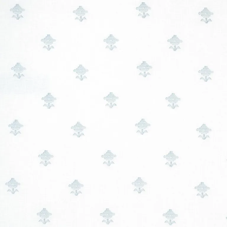 Schumacher 82551 Rubia Sheer Sky fabric swatch