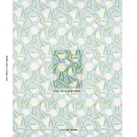 Schumacher 180070 Rubus Cotton Linen Delft fabric swatch