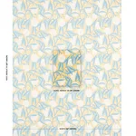 Schumacher 180072 Rubus Cotton Linen Yellow fabric swatch