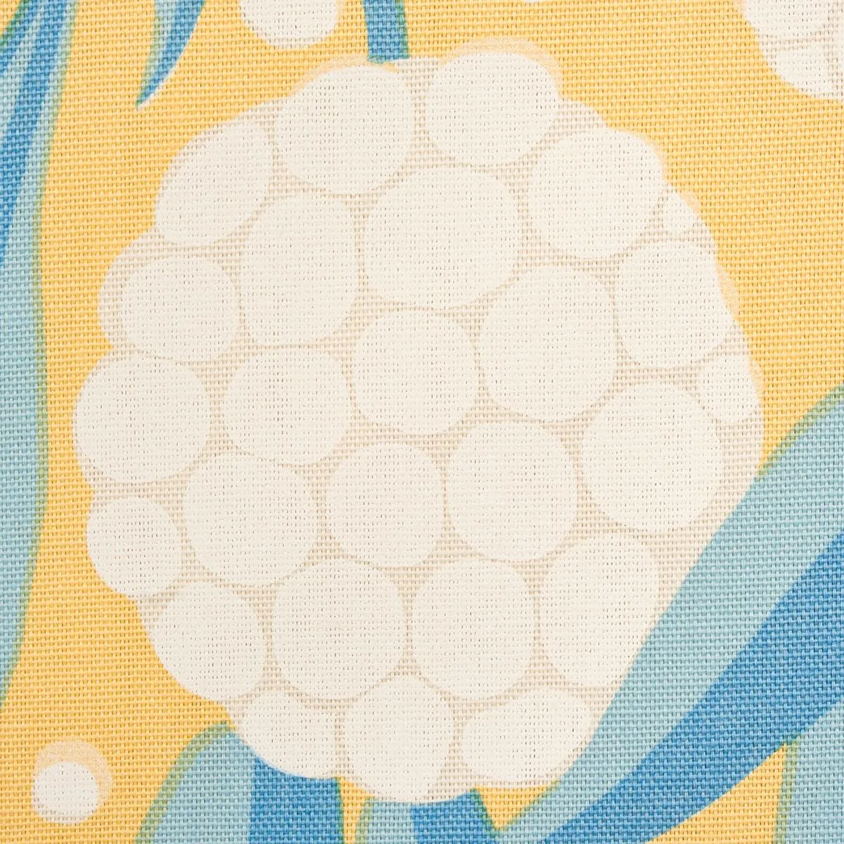 Schumacher 180072 Rubus Cotton Linen Yellow fabric swatch
