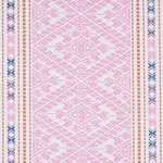 Schumacher 80612 Ruiz Jacquard Pink fabric swatch