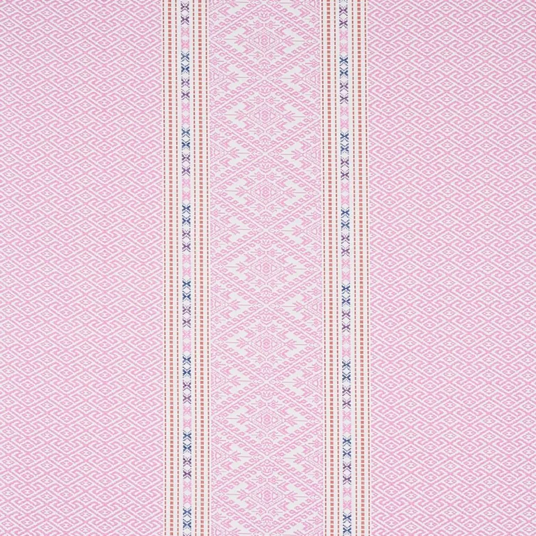 Schumacher 80612 Ruiz Jacquard Pink fabric swatch