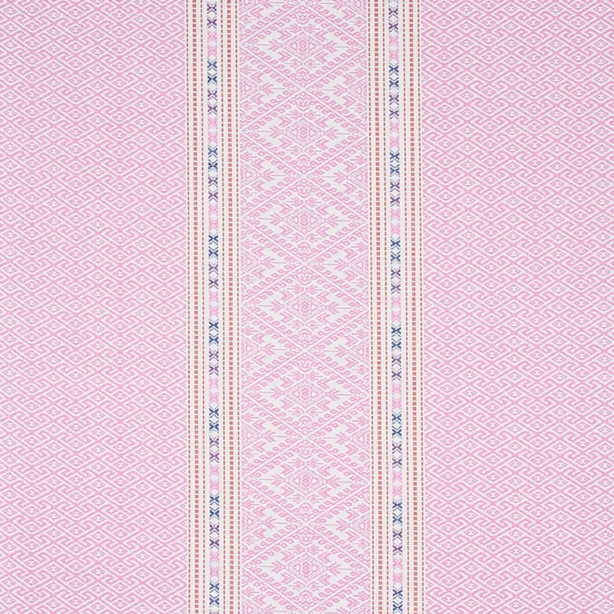 Schumacher 80612 Ruiz Jacquard Pink fabric swatch