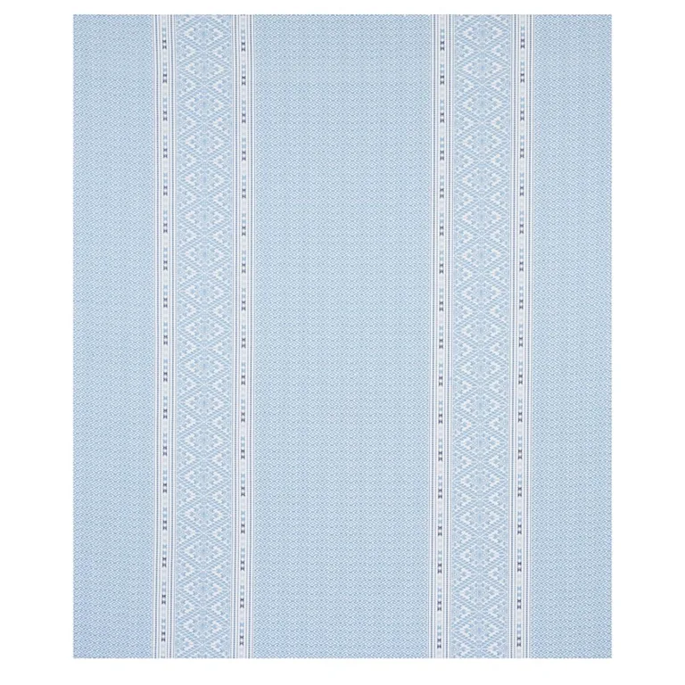 Schumacher 80611 Ruiz Jacquard Sky fabric swatch