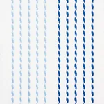Schumacher 75320 Running Stitch Blues fabric swatch
