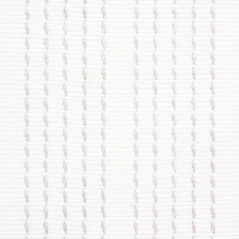 Schumacher 75322 Running Stitch Lilac & Grey fabric swatch