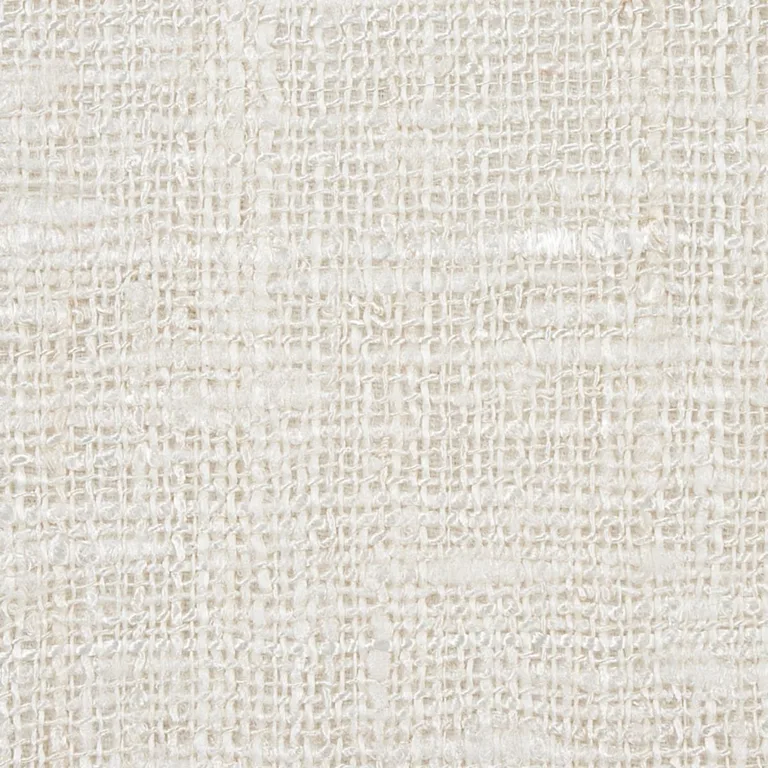 Schumacher 80260 Rustic Silk Matka Ivory fabric swatch