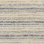 Schumacher 73261 Rustico Indigo fabric swatch