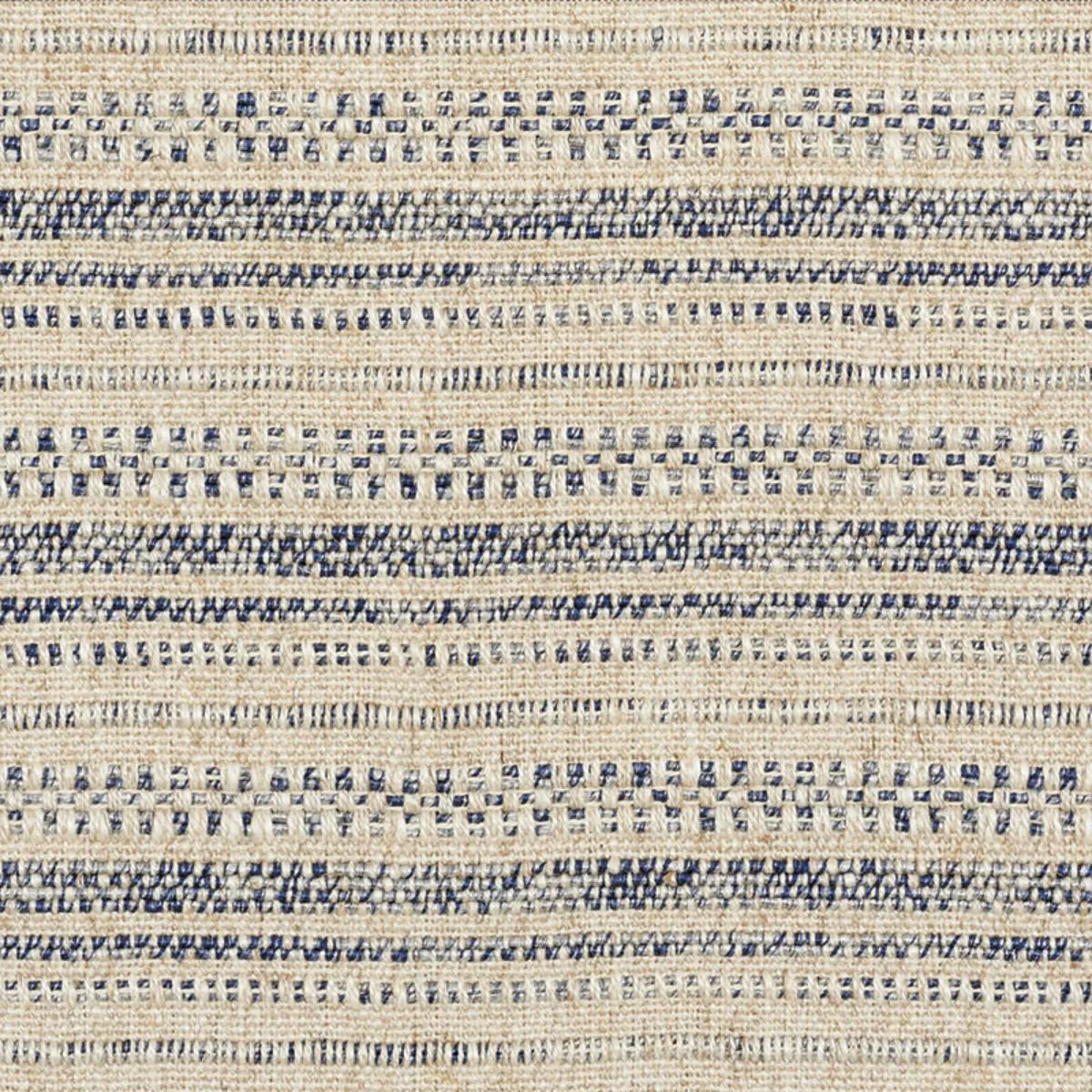 Schumacher 73261 Rustico Indigo fabric swatch