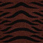 Schumacher 82950 Sabi Tiger Velvet Java fabric swatch
