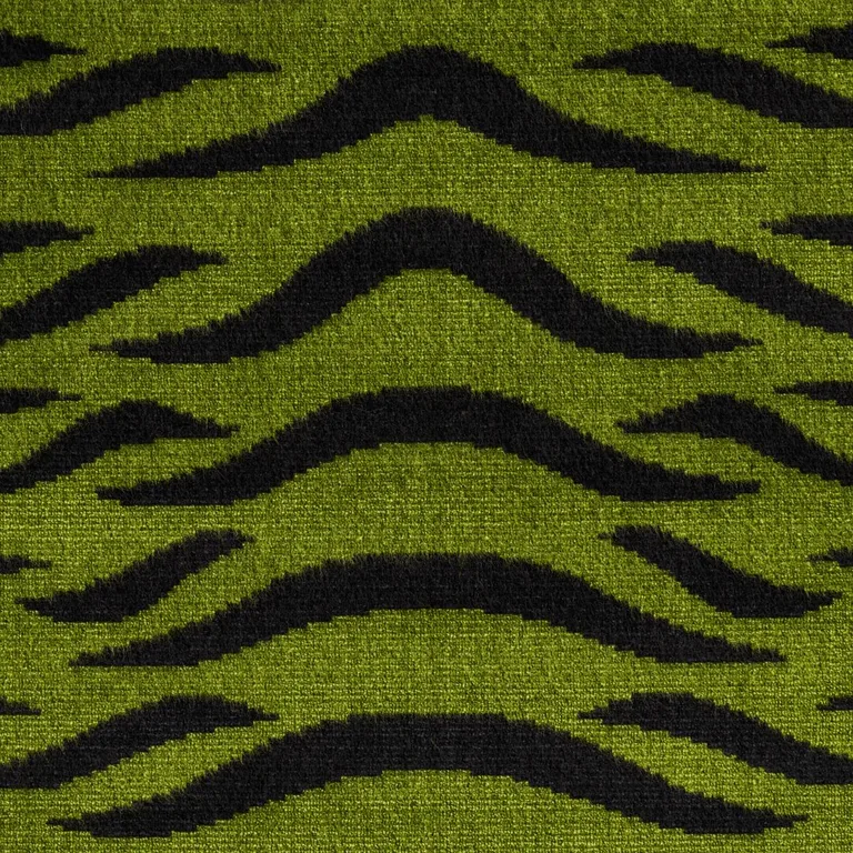 Schumacher 82952 Sabi Tiger Velvet Jungle fabric swatch