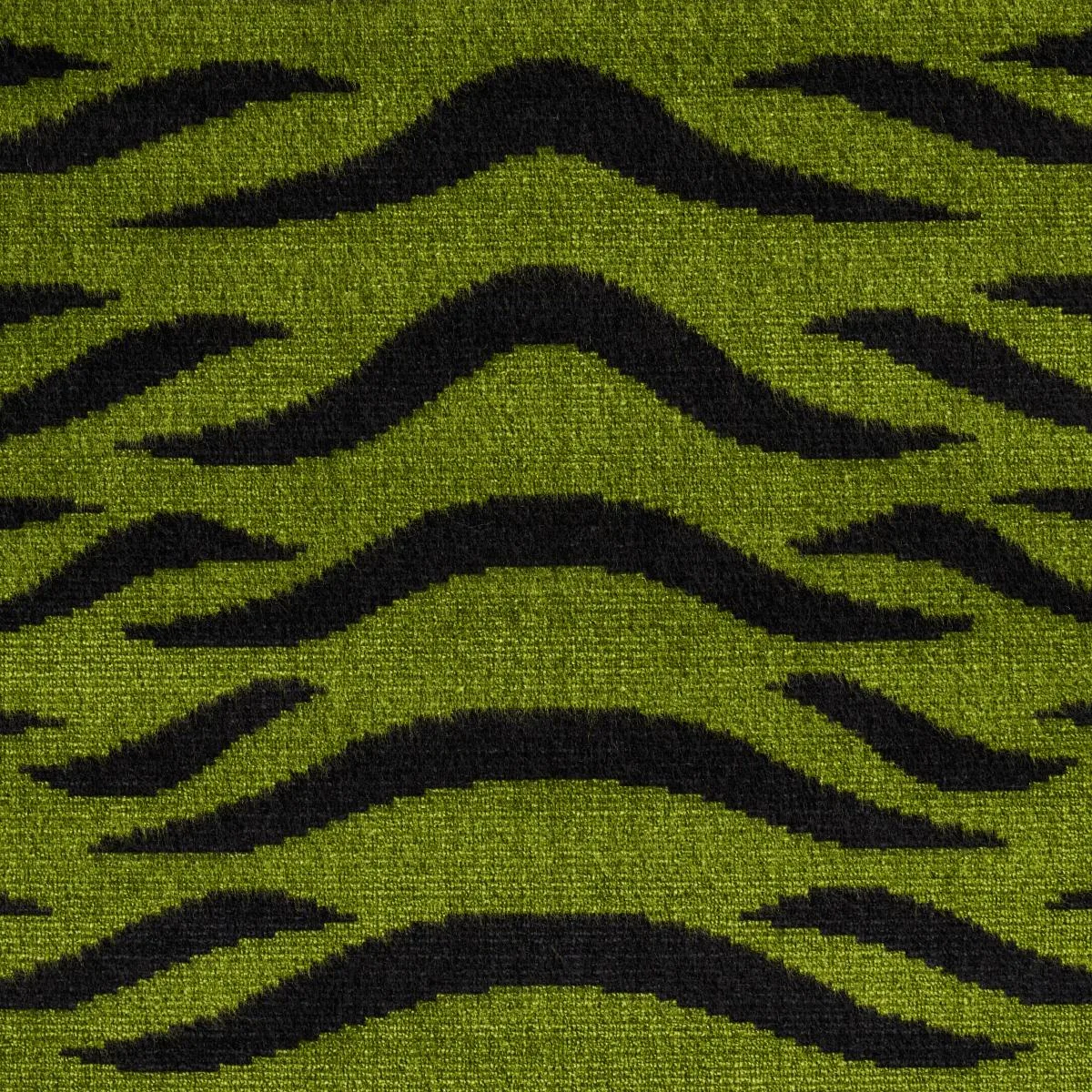 Schumacher 82952 Sabi Tiger Velvet Jungle fabric swatch