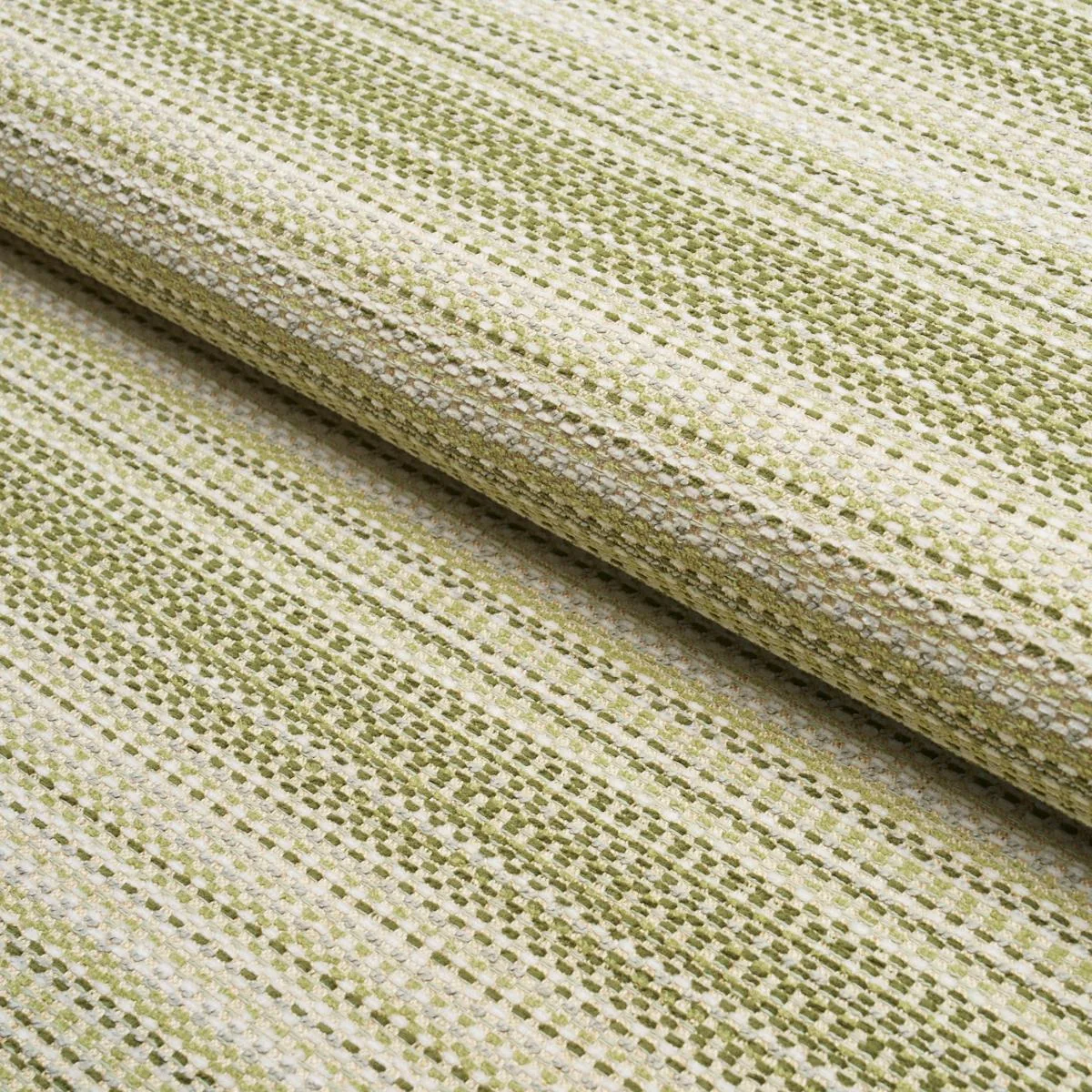 Schumacher 87641 Sabine Performance Stripe Green fabric swatch
