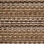 Schumacher 87642 Sabine Performance Stripe Sepia fabric swatch