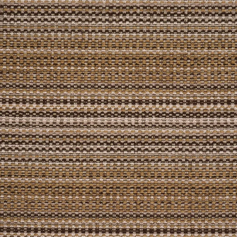 Schumacher 87642 Sabine Performance Stripe Sepia fabric swatch
