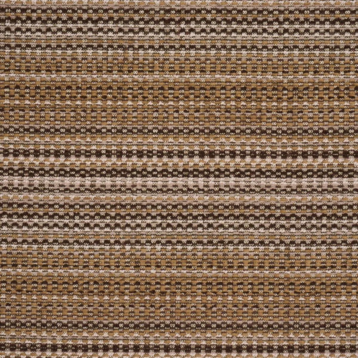 Schumacher 87642 Sabine Performance Stripe Sepia fabric swatch