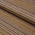 Schumacher 87642 Sabine Performance Stripe Sepia fabric swatch