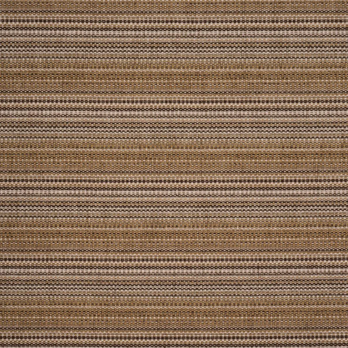 Schumacher 87642 Sabine Performance Stripe Sepia fabric swatch