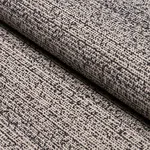 Schumacher 84152 Sadie Indoor/Outdoor Black On Natural fabric swatch