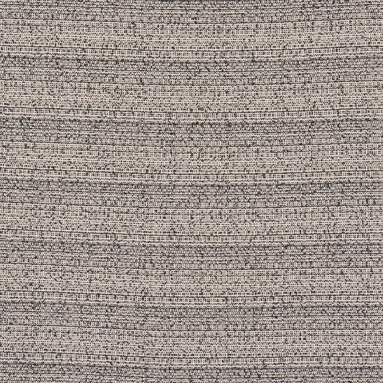 Schumacher 84152 Sadie Indoor/Outdoor Black On Natural fabric swatch