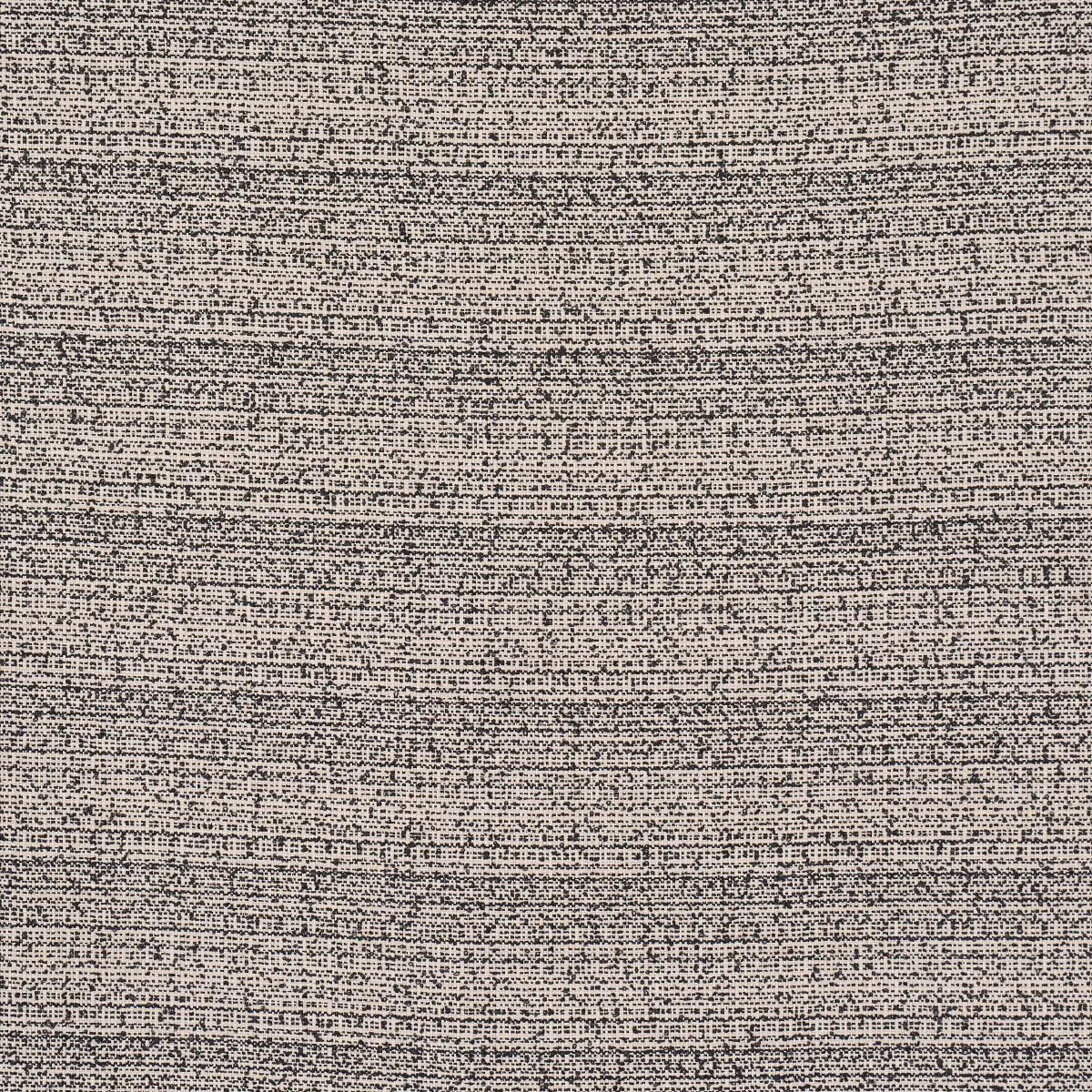 Schumacher 84152 Sadie Indoor/Outdoor Black On Natural fabric swatch