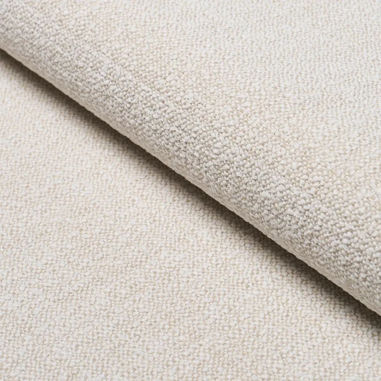 Schumacher 84150 Sadie Indoor/Outdoor White On Natural fabric swatch