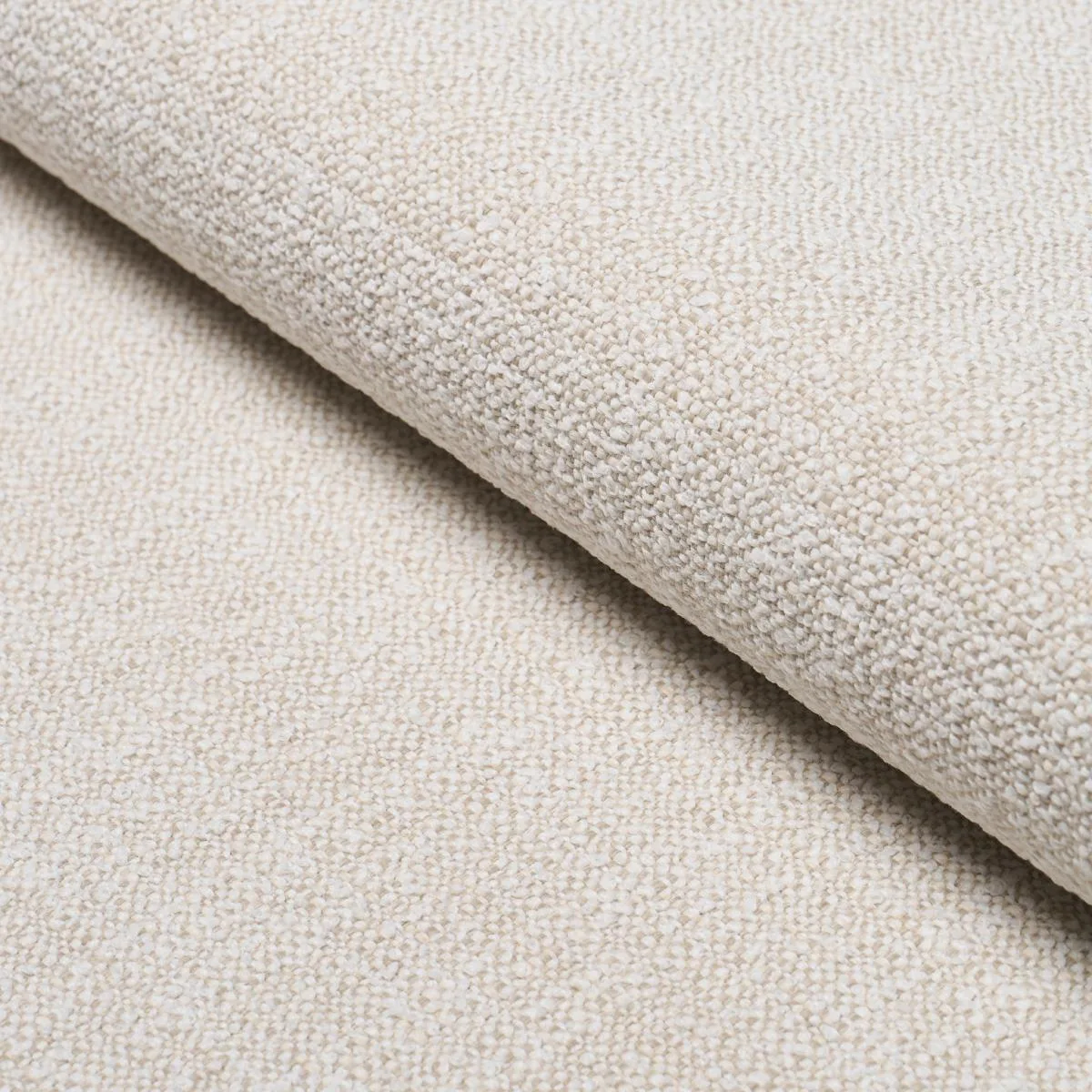 Schumacher 84150 Sadie Indoor/Outdoor White On Natural fabric swatch