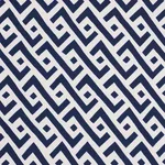Schumacher 72040 Safari Appliqué Blue fabric swatch