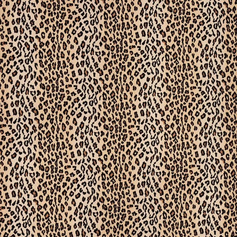 Schumacher 43181 Safari éPinglé Leopard fabric swatch