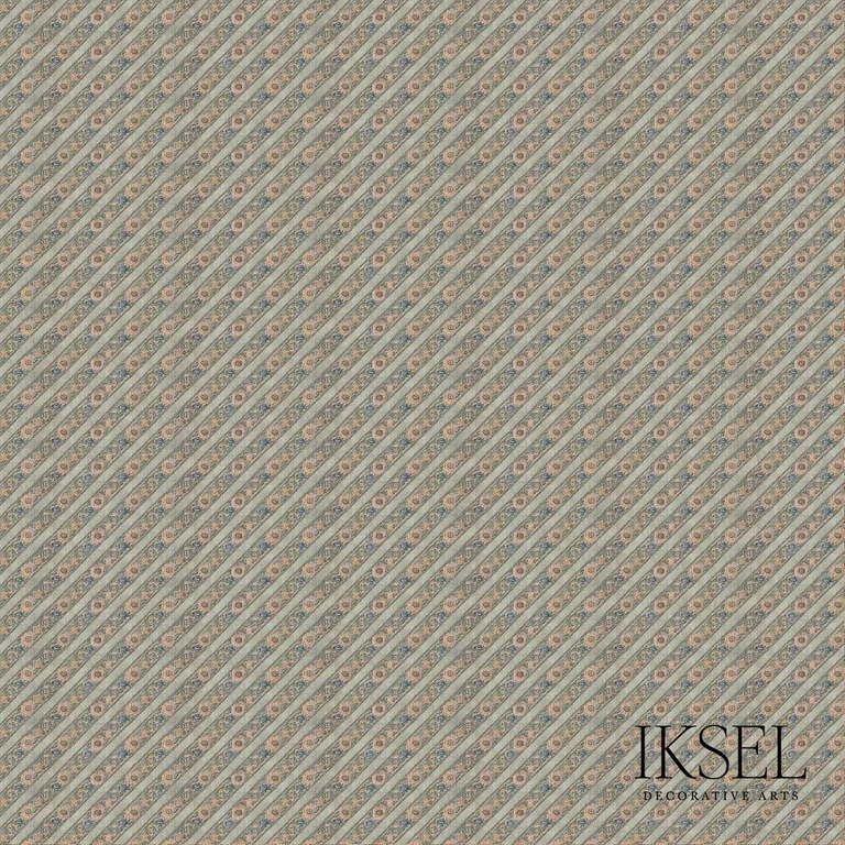 Schumacher RF926CS01 Safavid Ribbons Original fabric swatch