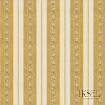Schumacher RF929CR71 Safavid Wide Stripe Gold fabric swatch