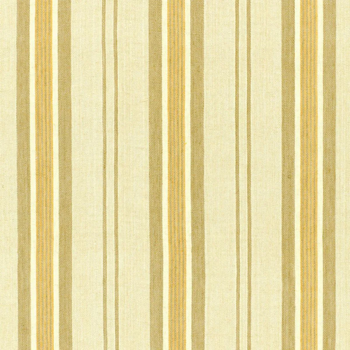 Schumacher 54152 Sagaponic Linen Stripe Driftwood fabric swatch
