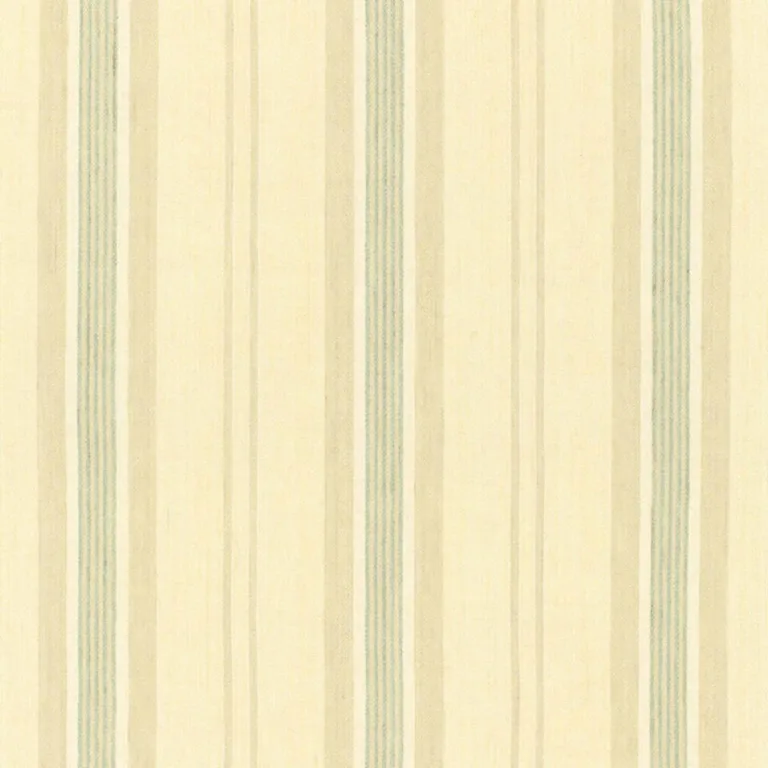 Schumacher 54150 Sagaponic Linen Stripe Linen fabric swatch
