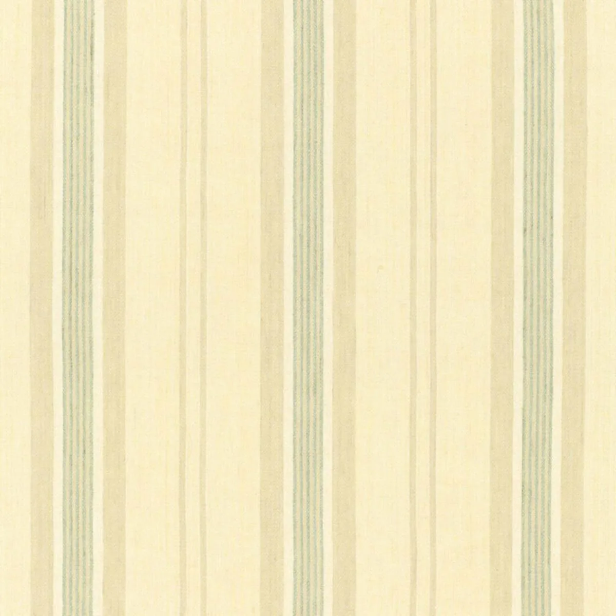 Schumacher 54150 Sagaponic Linen Stripe Linen fabric swatch
