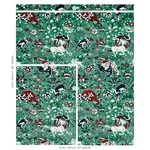 Schumacher 80170 Saint Ambrose Velvet Jade fabric swatch