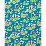 Schumacher 177481 Saku Peacock fabric swatch